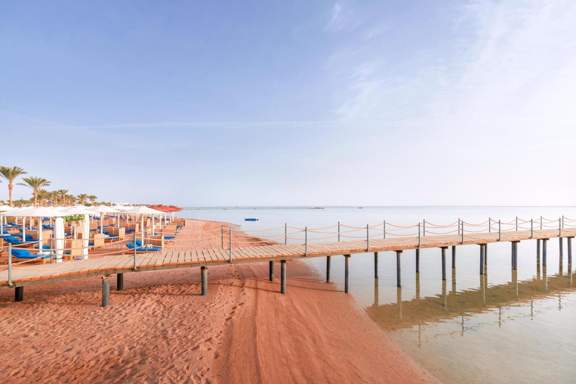 Pickalbatros Laguna Vista Aqua Park Sharm el-Sheikh Luaran gambar The beach at the resort