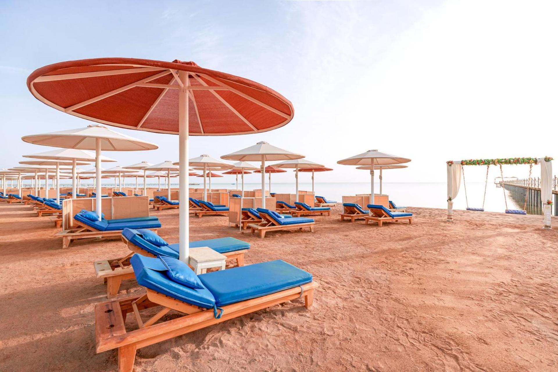 Pickalbatros Laguna Vista Aqua Park Sharm el-Sheikh Luaran gambar The beach at the resort